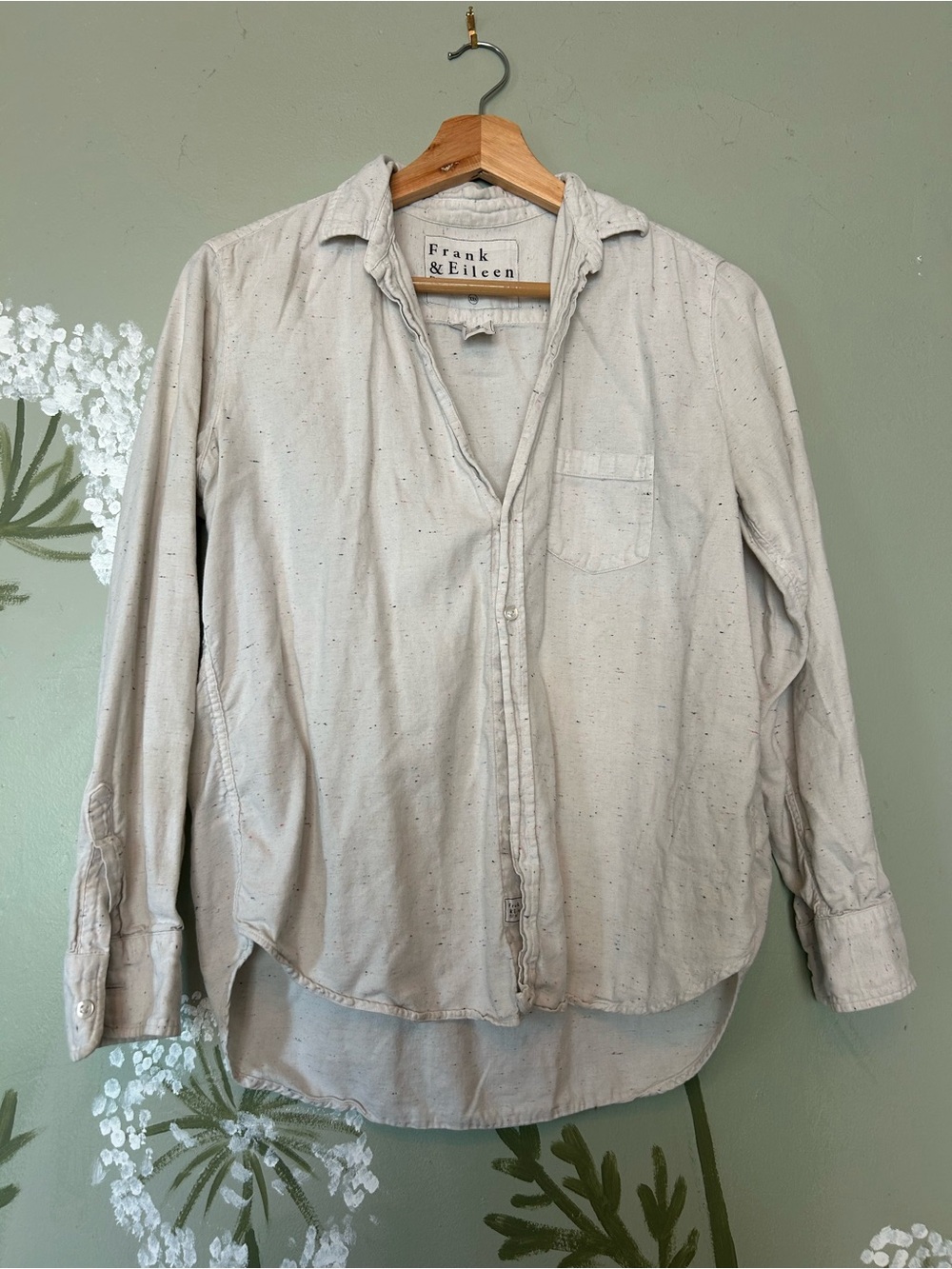 Frank & Eileen Speckled Button-Up Shirt